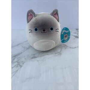 Squishmallows 10-Inch Felton The Siamese Cat Stuffed Animal Toy